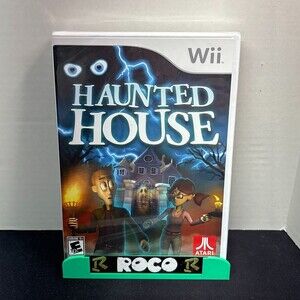 Haunted House Atari 1-2 Player Remote Nunchuk Co-Op (Nintendo Wii, 2010) SEALED
